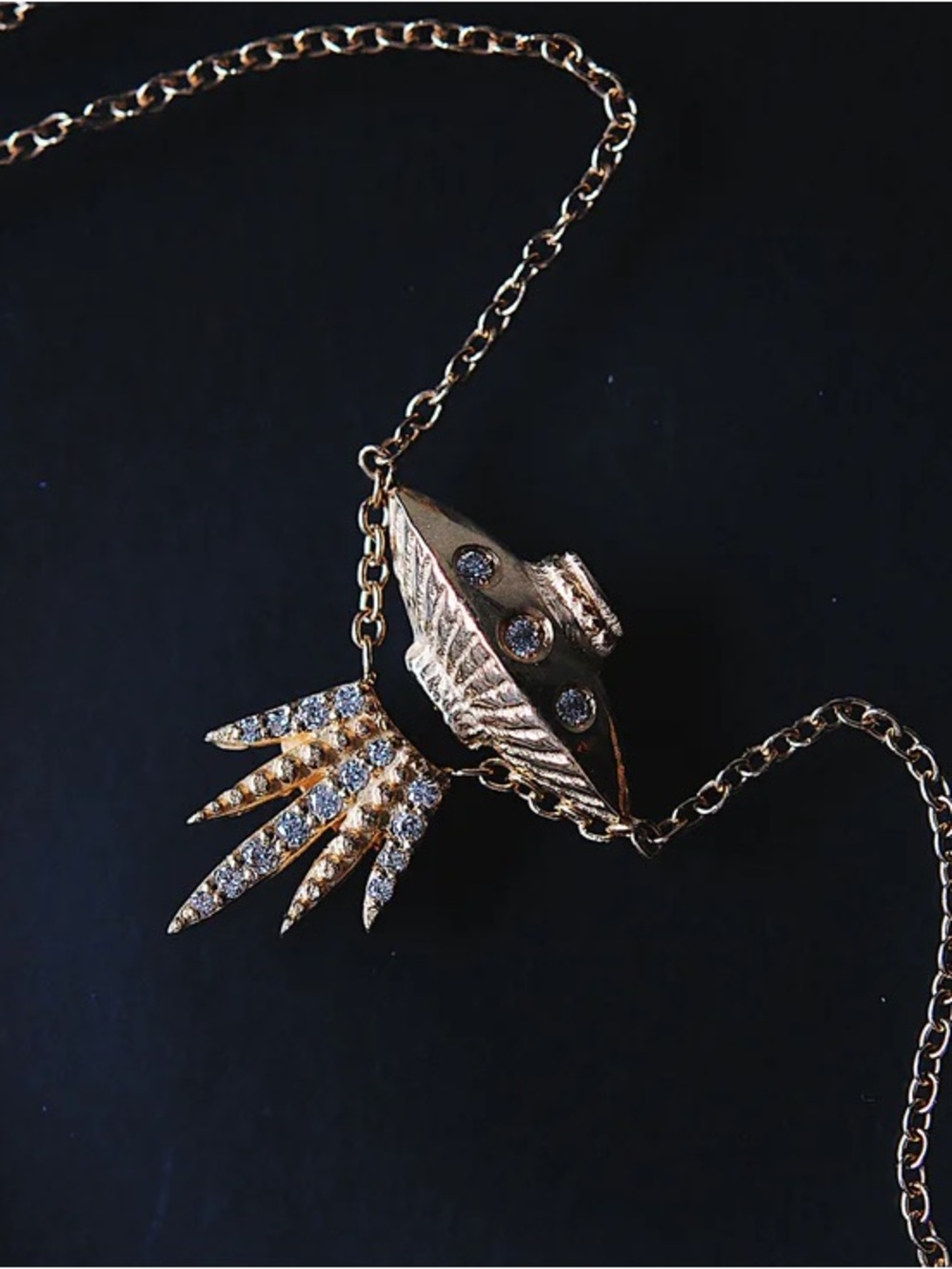 Sofia Zakia Tender Abduction UFO Diamond Necklace - Picture 4 of 7